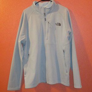 North Face Men X Large Gray Black Pockets Full Zip Warm Outdoors Jacket